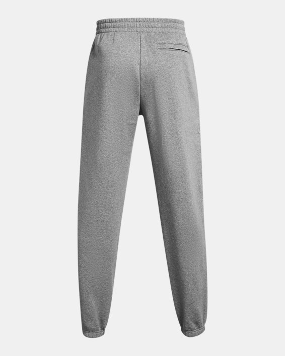 Men's UA Essential Fleece Puddle Pants, Gray, pdpMainDesktop image number 6